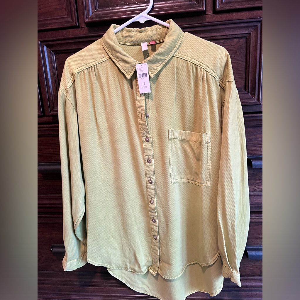 Anthropologie Pilcro Button Down Long Sleeve Shirt